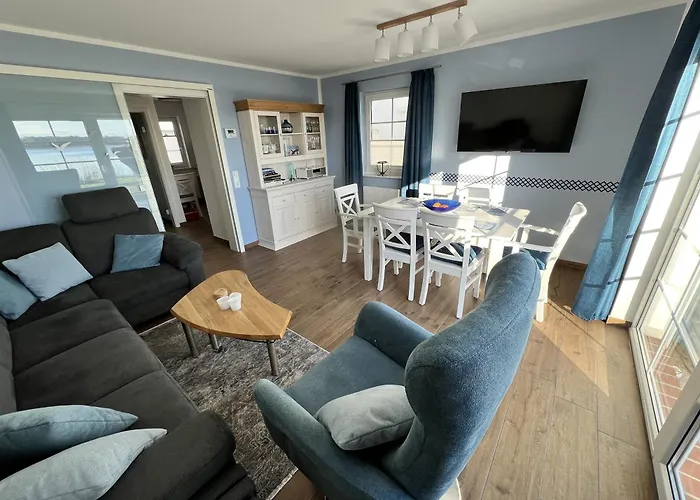 Haus Mit Seeblick, Gratis Nutzung Vom Ahoi Erlebnisbad Und Sauna In - Faehrhaus Nr 14 Feriehus